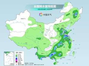 西南等地仍有强降雨江南大范围高温闷热持续周末天气→