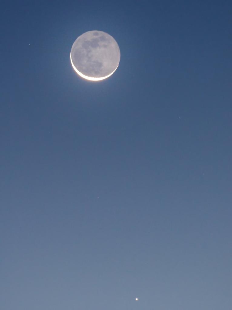 限观测!6月27日日落后水星伴月